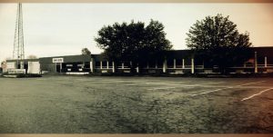 Outside shot of the haunted hospital in Scottsville, KY